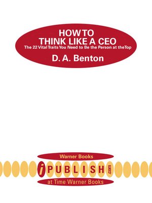 cover image of How to Think Like a CEO